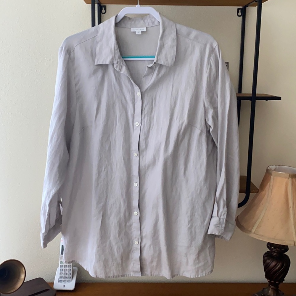 J Jill linen button down